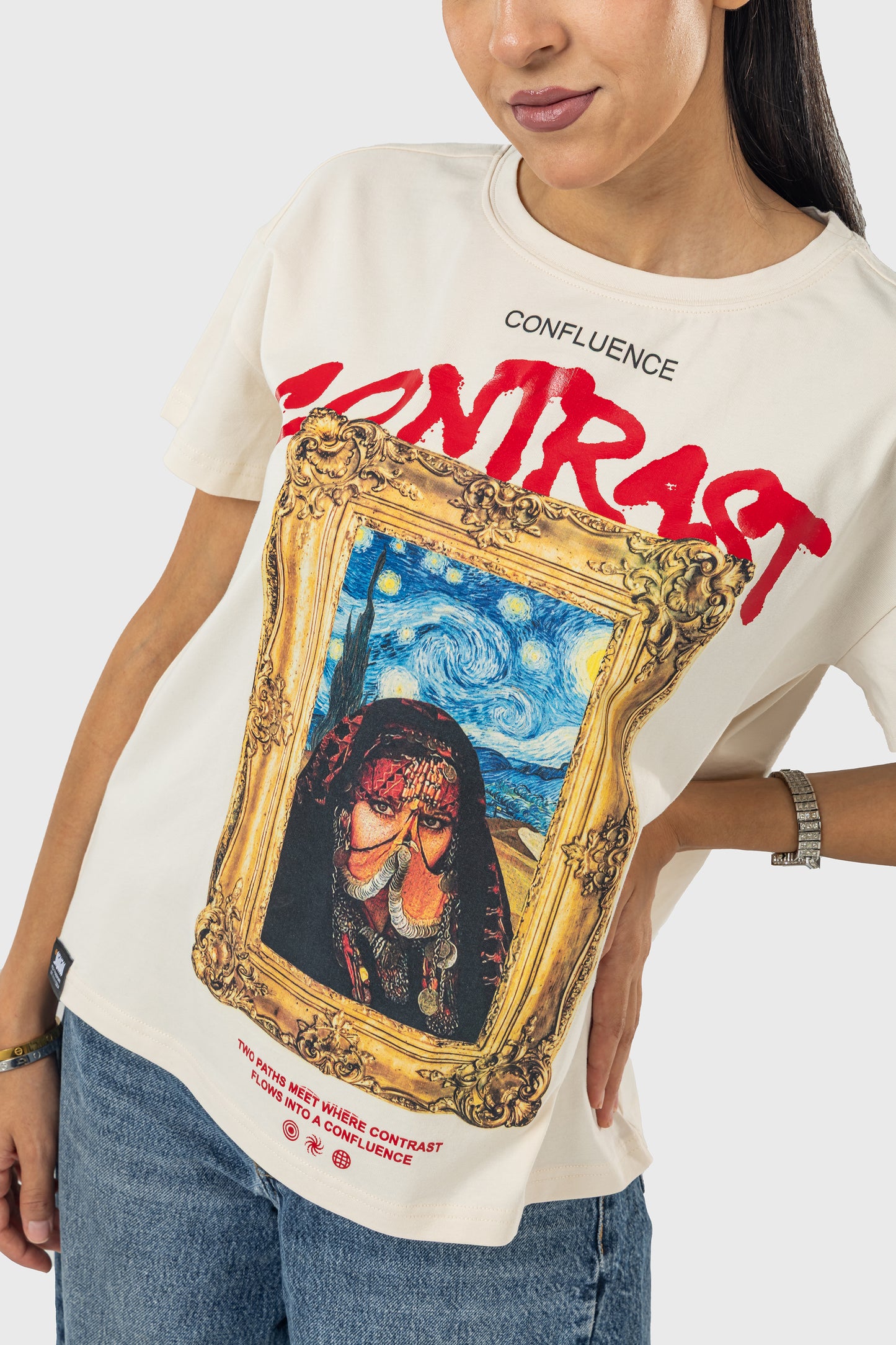 CONTRAST T-shirt