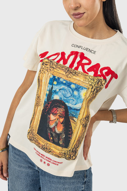 CONTRAST T-shirt