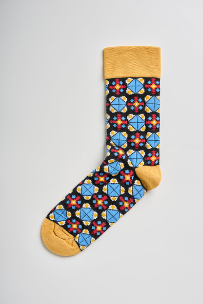 BLACK TILES SOCKS