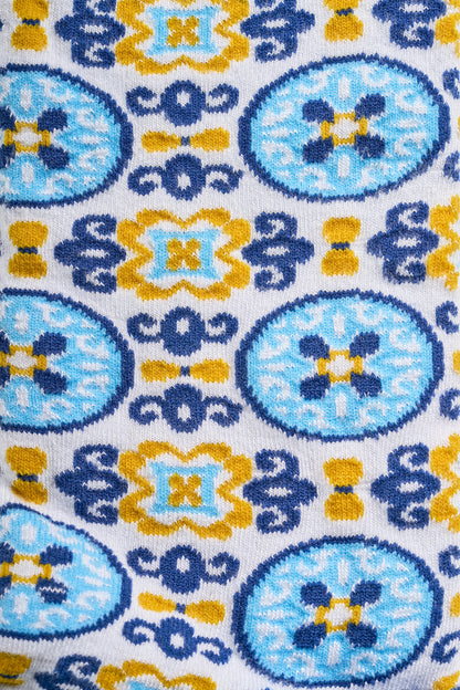 WHITE TILES SOCKS
